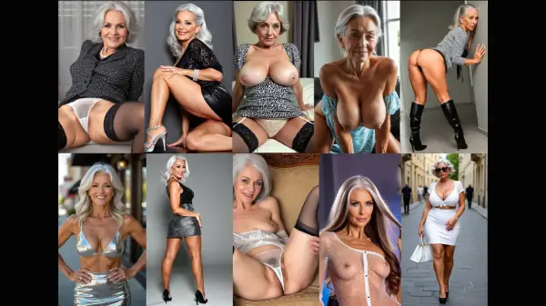 Natural Women Over 50 60 AI Generated